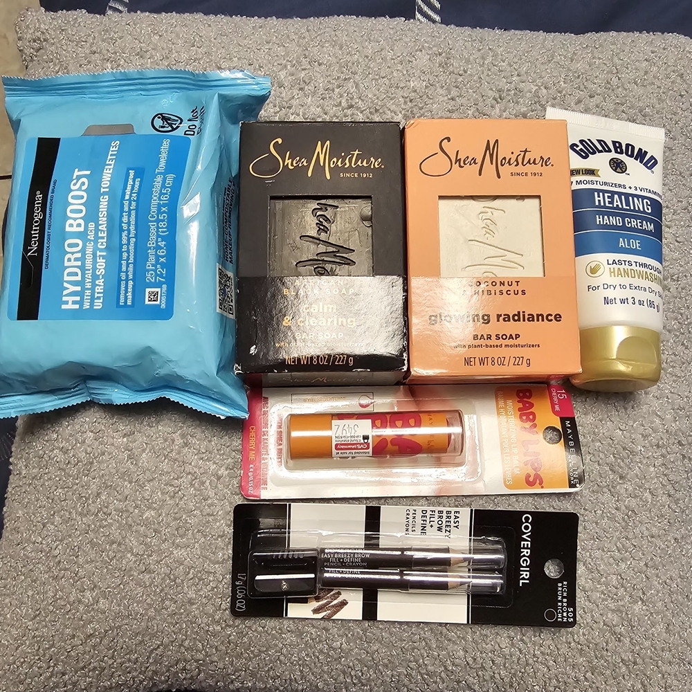 Shea Moisture ,baby Lip Balm, Neutrogena Hydro And More